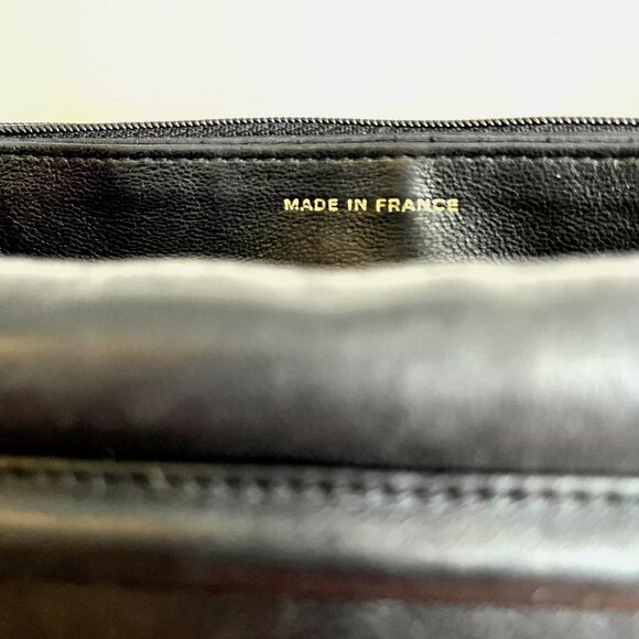 Chanel Black Caviar CC Logo Timeless Wallet on Chain WOC - Picture 8 of 16